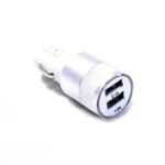 شارژر فندکی دارای 2 پورت USB (4رنگ)